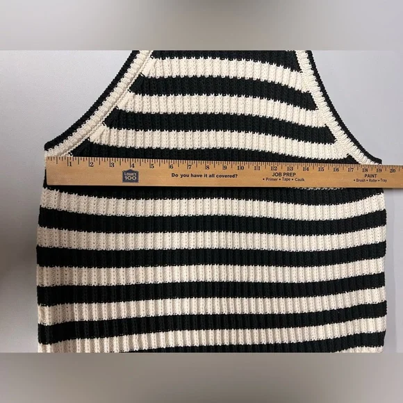 A New Day Striped Knit Sweater Tank Womens XXL - Picture 5 of 7